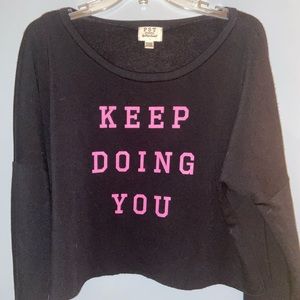 Nordstrom Rack cropped crew neck